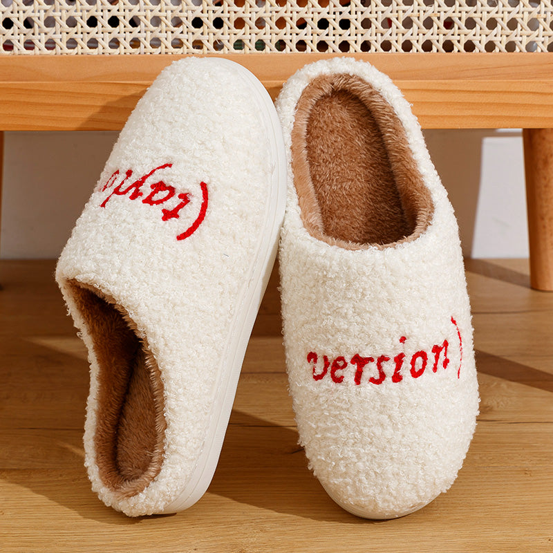 1989 Version's Slipper Cozy, Women slippers, Embroidered Slippers, Fluffy and Comfortable Cute Slippers, Women's Slippers, Home Slippers, Slippers Christmas