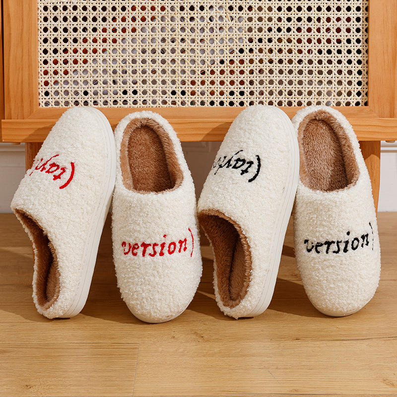 1989 Version's Slipper Cozy, Women slippers, Embroidered Slippers, Fluffy and Comfortable Cute Slippers, Women's Slippers, Home Slippers, Slippers Christmas