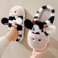 Cute Cow Slippers | Moo Slippers | Animal Slippers | Fluffy and Cozy Slippers for home